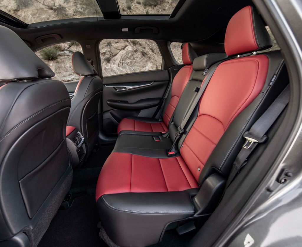 Infiniti QX50 Sport AWD, rear seats