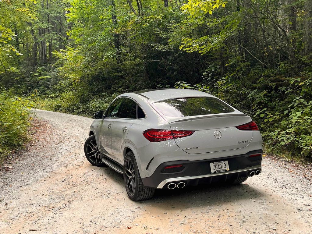 Mercedes AMG GLE 53 Coupeedes' AMG GLE 53 Coupe, parked, rear
