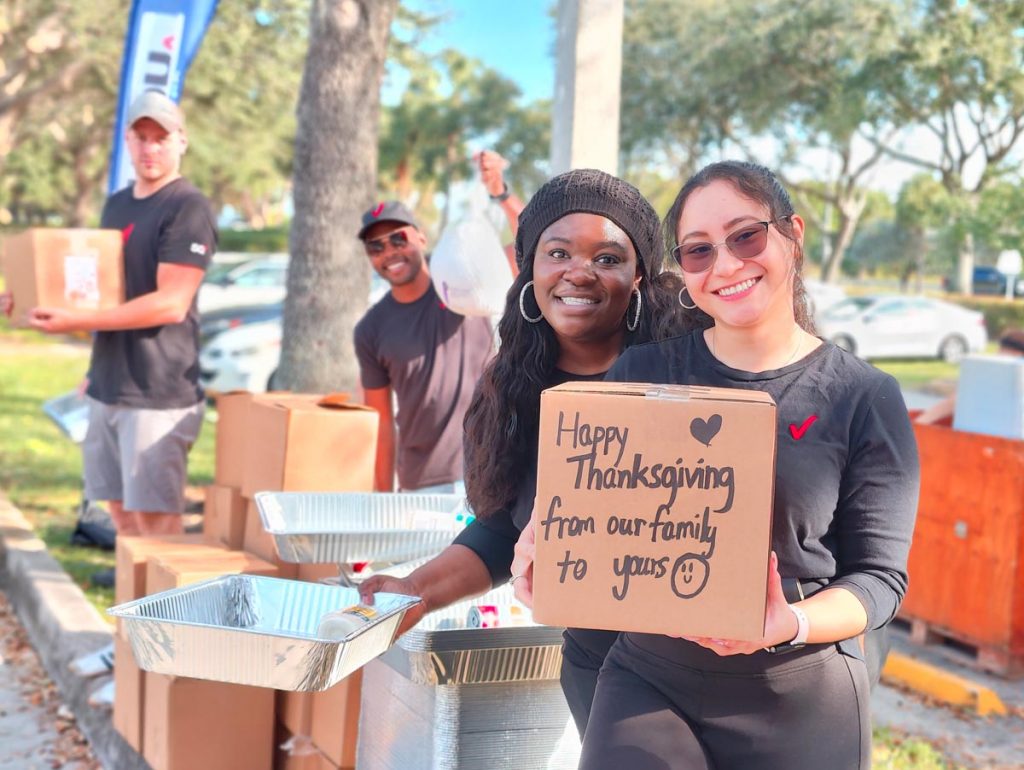 Boca Helping Hands is seeking support from the community to distribute meals to families for Thanksgiving and through the holiday season. Photo courtesy of Boca Helping Hands