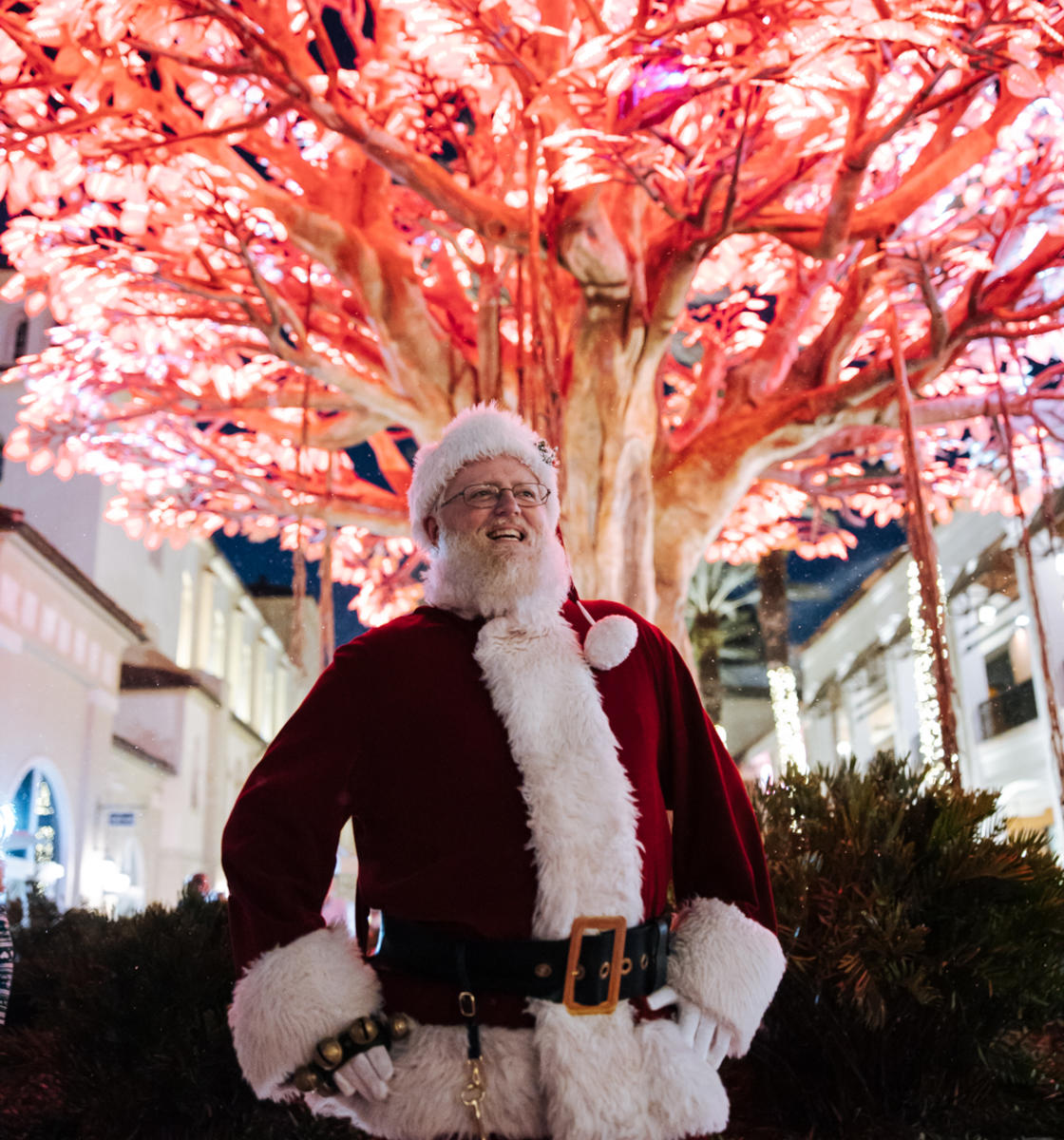 Santa Claus at The Square in West Palm Beach