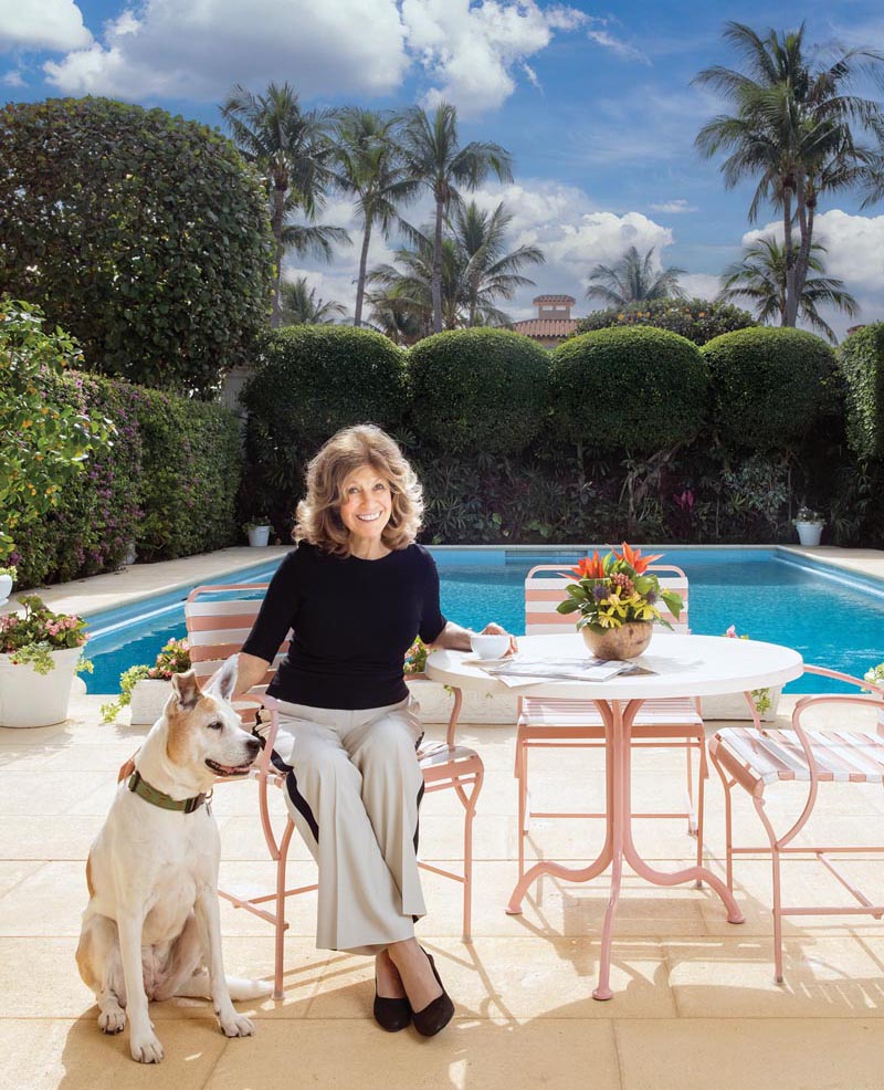 Judy Glickman Lauder at home in Palm Beach. Photo by Jerry Rabinowitz 1