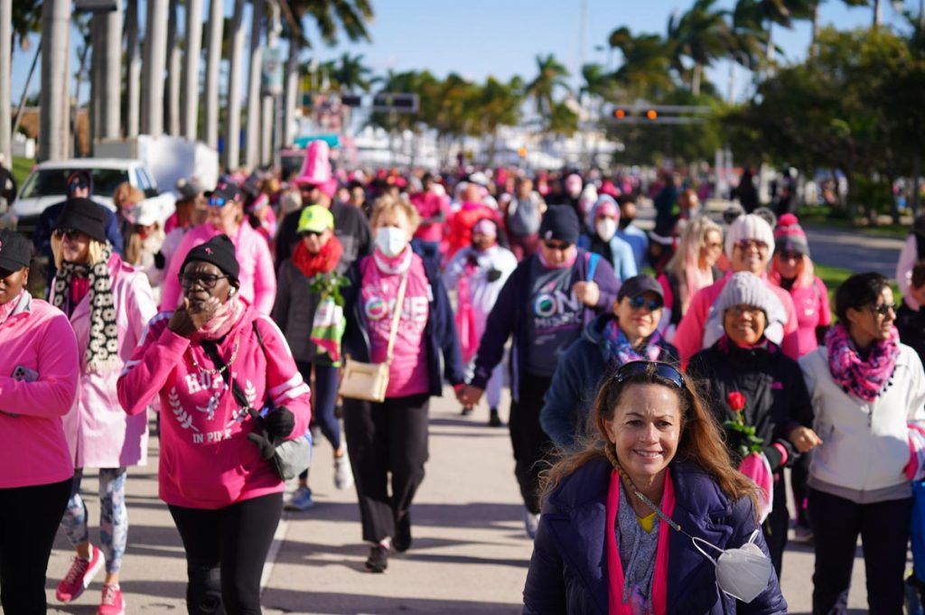 Susan G. Komen will host the annual West Palm Beach More Than Pink Walk on January 27, at Meyer Amphitheatre. Photo courtesy of Susan G. Komen