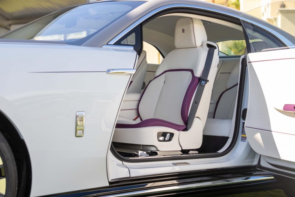 Electric Rolls-Royce Spectre interior. Photo by Howard Walker